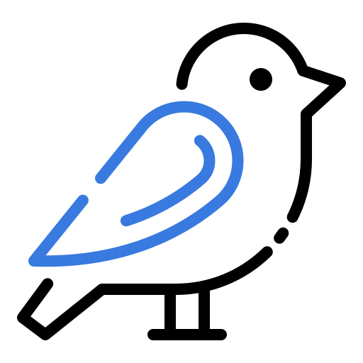 pájaro icono gratis