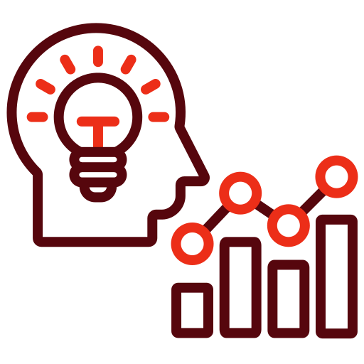 inteligencia de negocio icono gratis