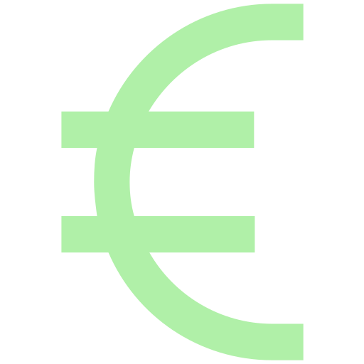 euro icono gratis