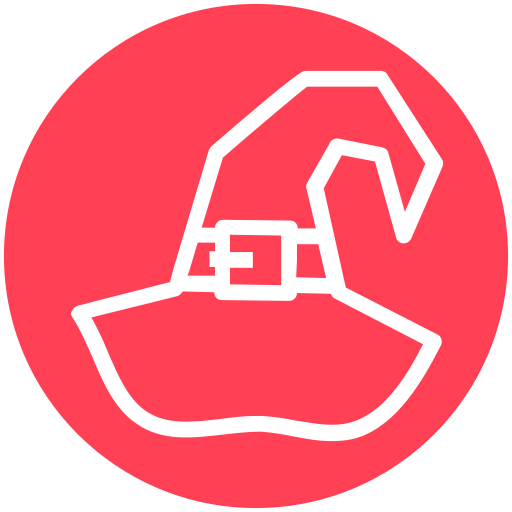 sombrero de bruja icono gratis