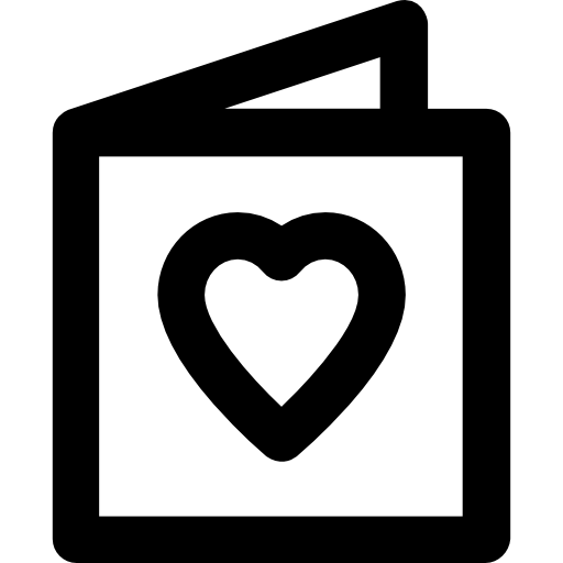 carta de amor grátis ícone