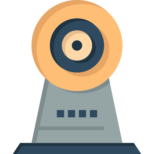 Cámara web icono gratis