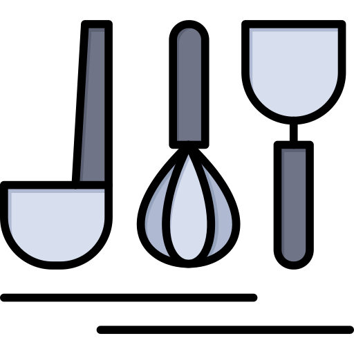 Utensilios de cocina icono gratis