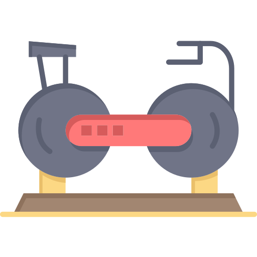 Bicicleta estática icono gratis