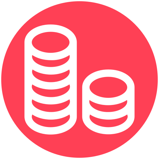 monedas icono gratis