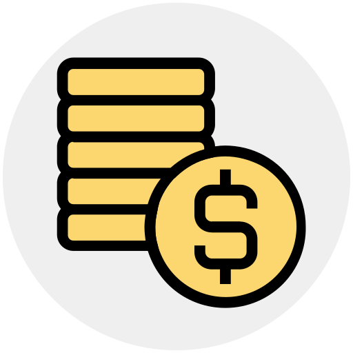 monedas icono gratis