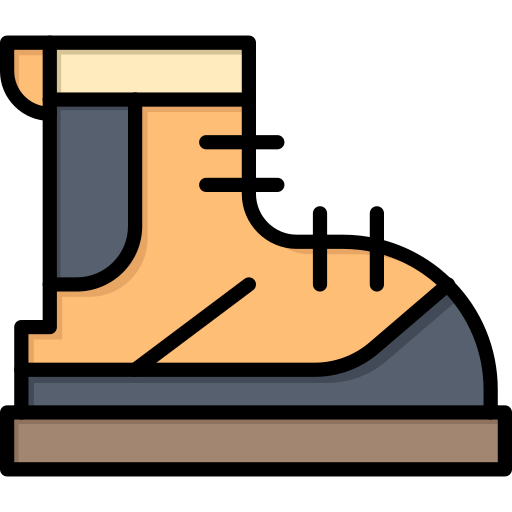 Boots Flatart Icons Lineal Color icon
