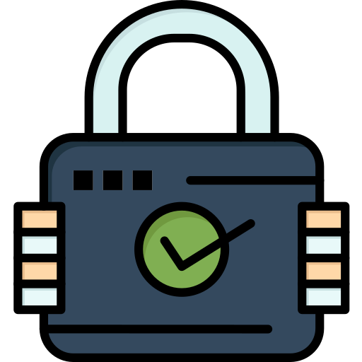 Lock Flatart Icons Lineal Color icon