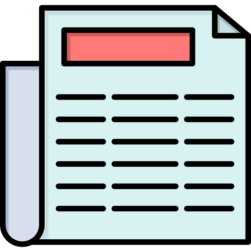 Periódico icono gratis