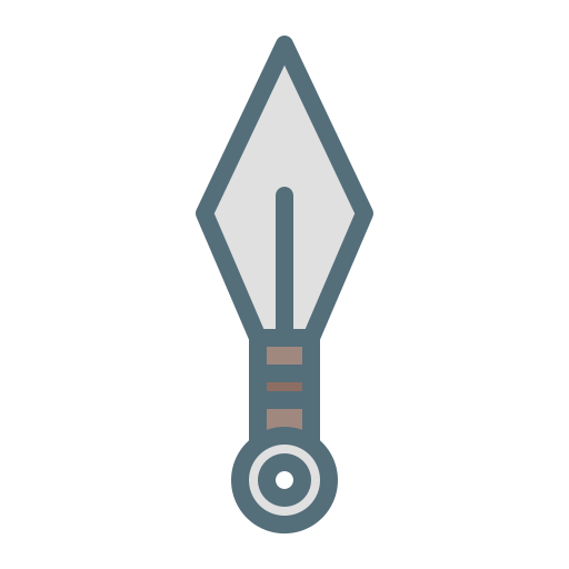 kunai icono gratis