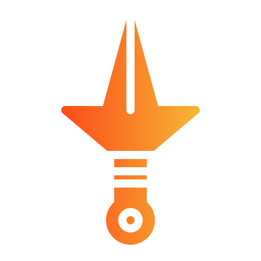 kunai icono gratis