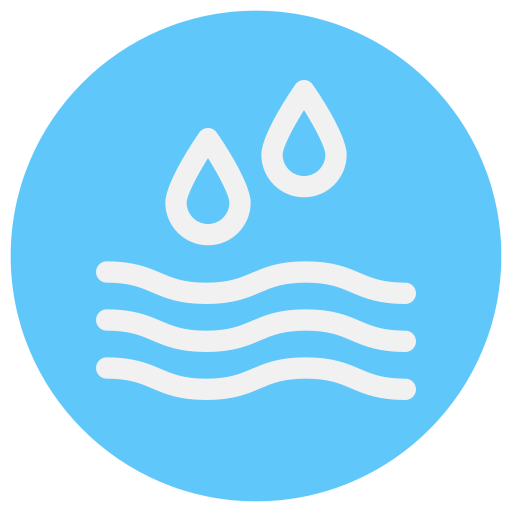 ola de agua icono gratis