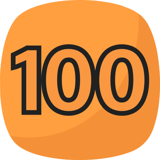 100 Icône gratuit 100 Icône gratuit