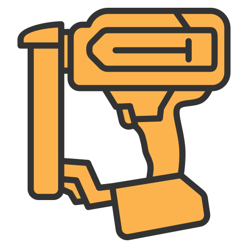 pistola de clavos icono gratis