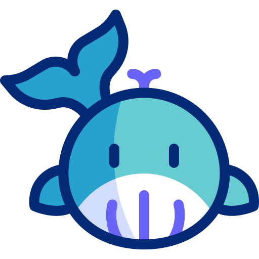 Whale free icon Whale free icon