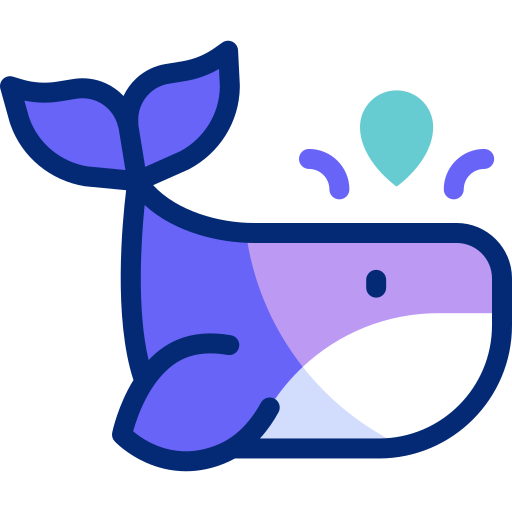 Whale free icon Whale free icon