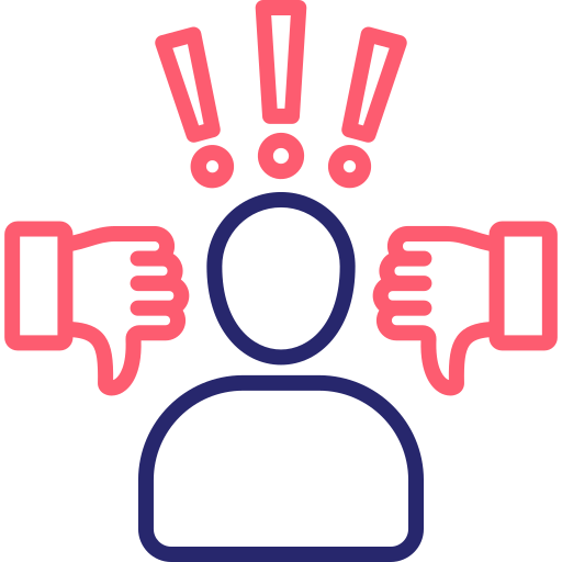 crítica icono gratis