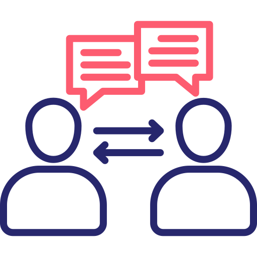 interpersonales icono gratis