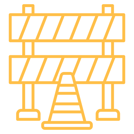 barrera de seguridad icono gratis