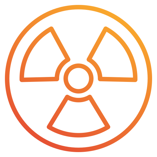 radiación icono gratis