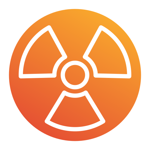 radiación icono gratis