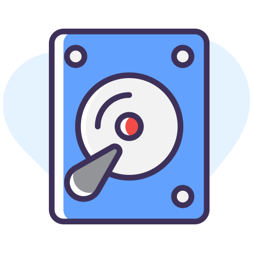 disco duro icono gratis