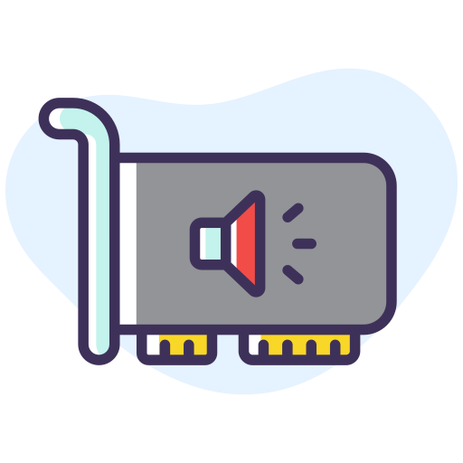 tarjeta de sonido icono gratis