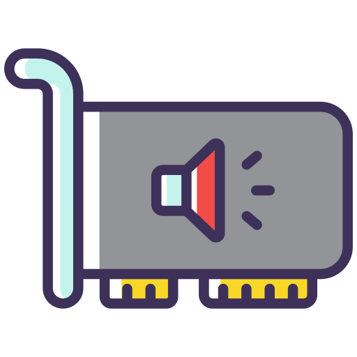 tarjeta de sonido icono gratis