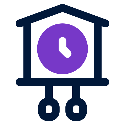 Home clock free icon Home clock free icon