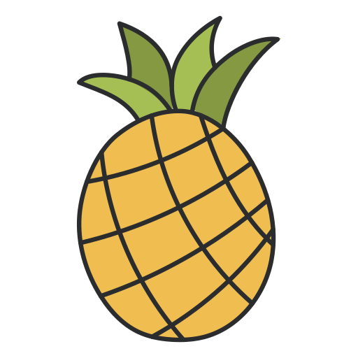 파인애플 무료 아이콘