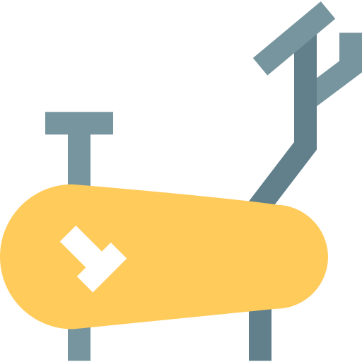 Bicicleta estática icono gratis