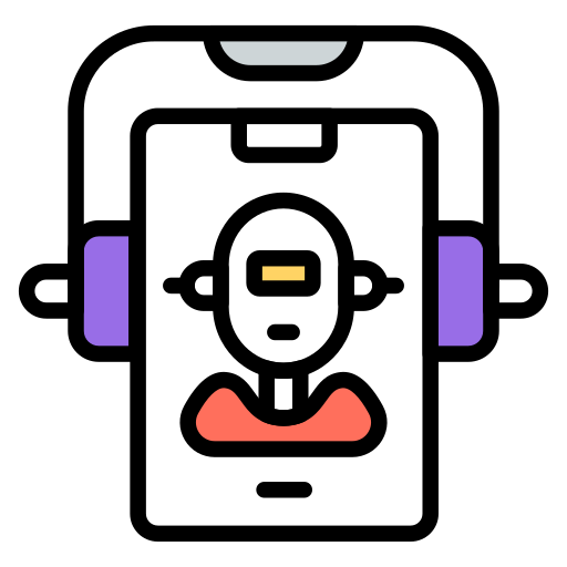 asistente robot icono gratis