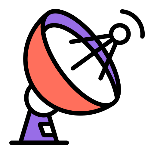 antena parabólica icono gratis