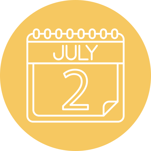 Июль бесплатно иконка