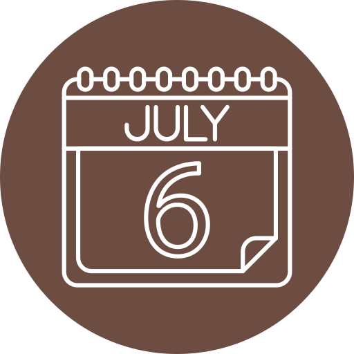 Июль бесплатно иконка