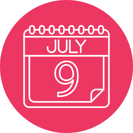 Июль бесплатно иконка