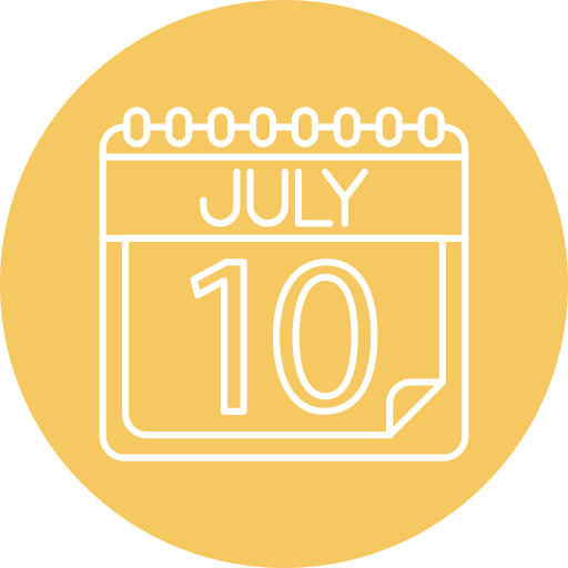 Июль бесплатно иконка