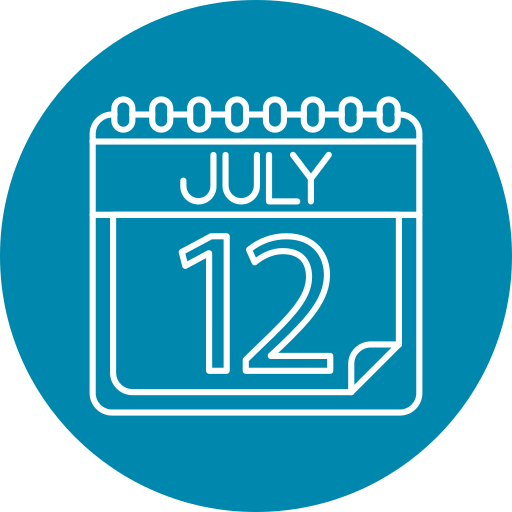 Июль бесплатно иконка