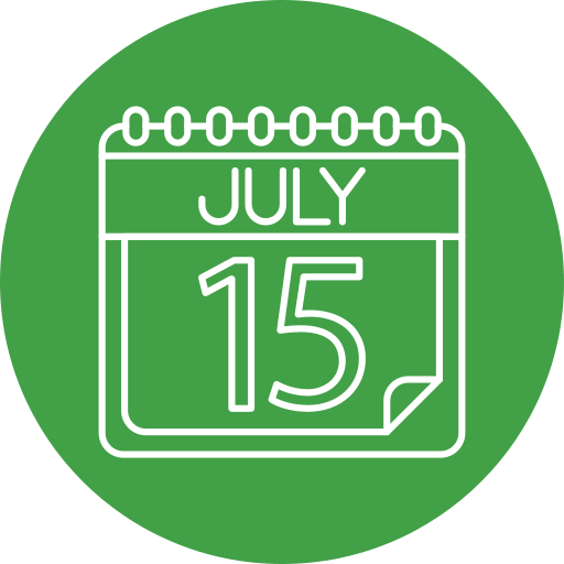 Июль бесплатно иконка