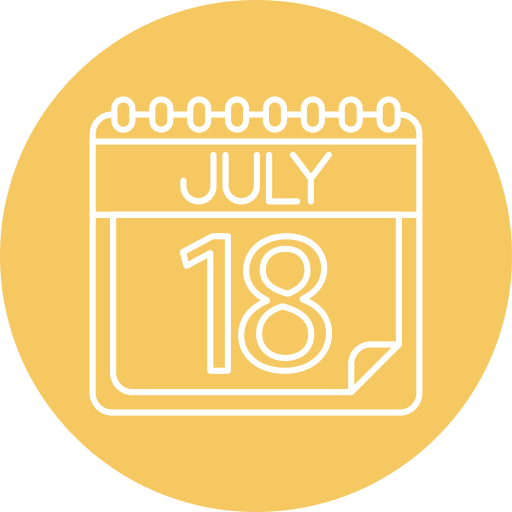 Июль бесплатно иконка