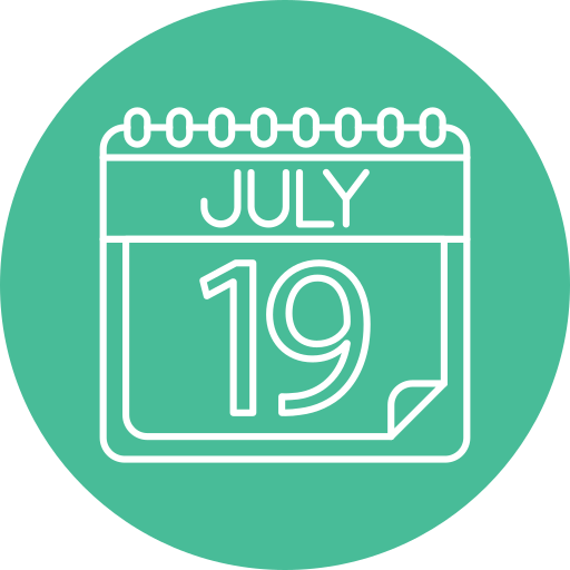 Июль бесплатно иконка