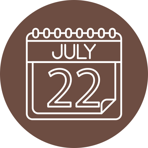 Июль бесплатно иконка