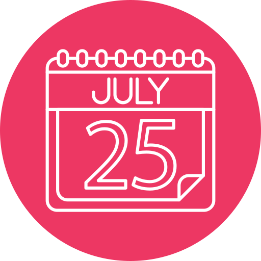 Июль бесплатно иконка