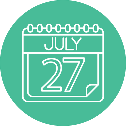 Июль бесплатно иконка