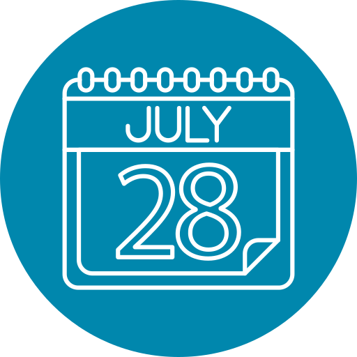 Июль бесплатно иконка