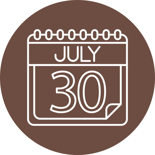 Июль бесплатно иконка