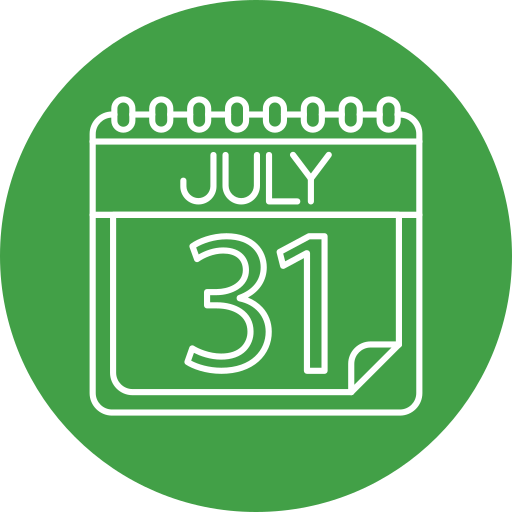 Июль бесплатно иконка