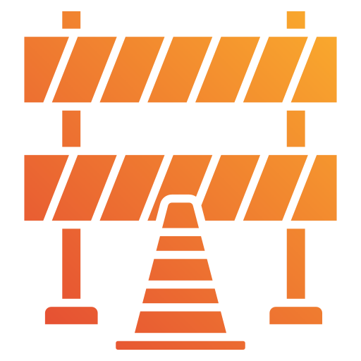 barrera de seguridad icono gratis