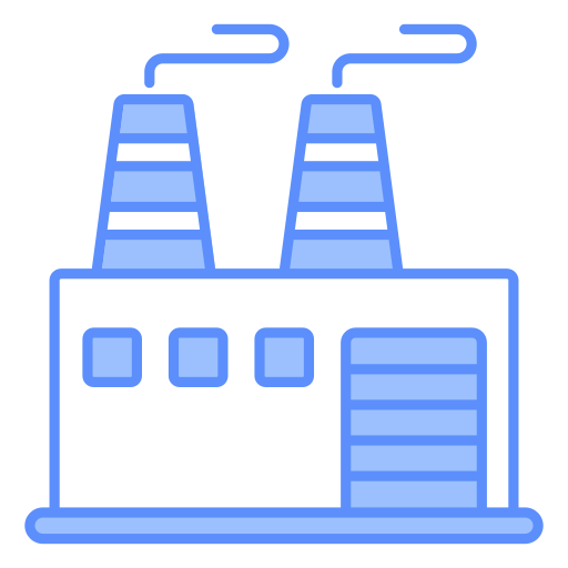 planta industrial icono gratis
