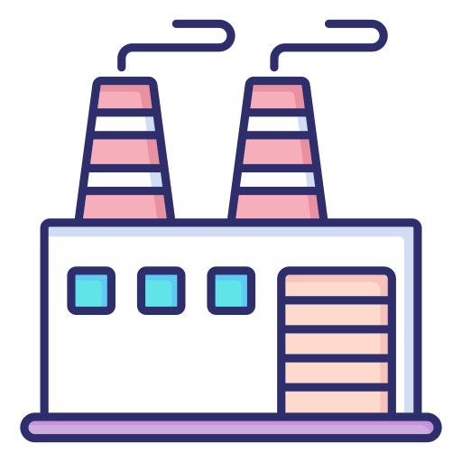 planta industrial icono gratis